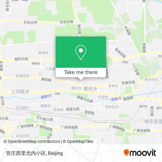 管庄西里北内小区 map