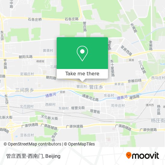 管庄西里-西南门 map