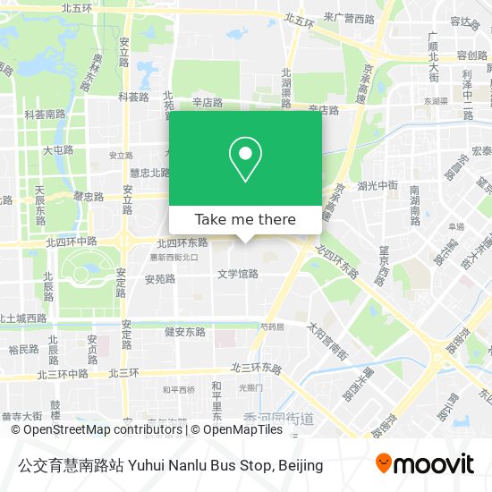 公交育慧南路站 Yuhui Nanlu Bus Stop map