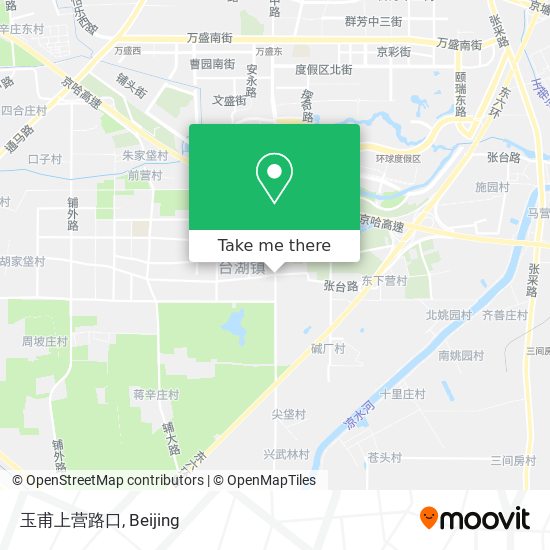 玉甫上营路口 map