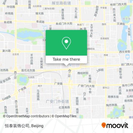 恒泰装饰公司 map