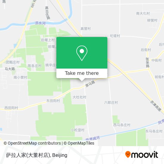 萨拉人家(大董村店) map