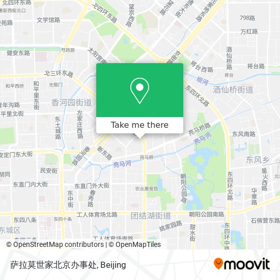 萨拉莫世家北京办事处 map