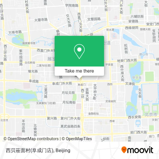西贝莜面村(阜成门店) map