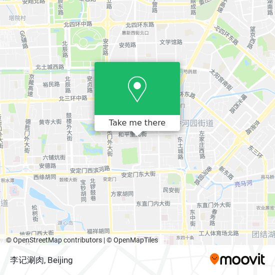 李记涮肉 map