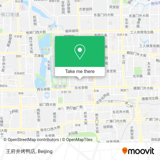 王府井烤鸭店 map