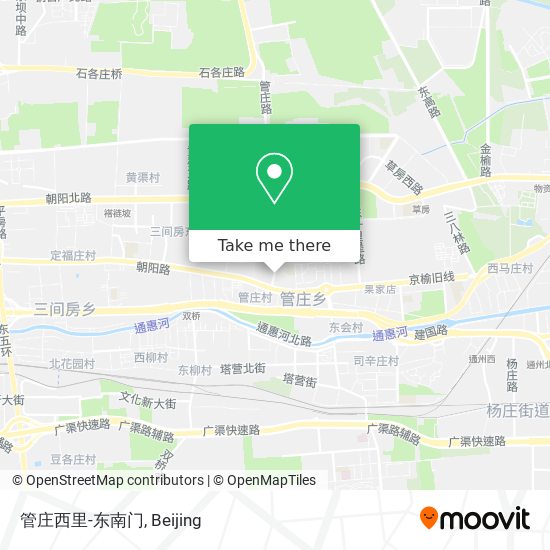 管庄西里-东南门 map