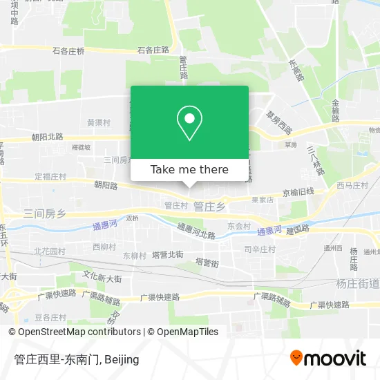管庄西里-东南门 map