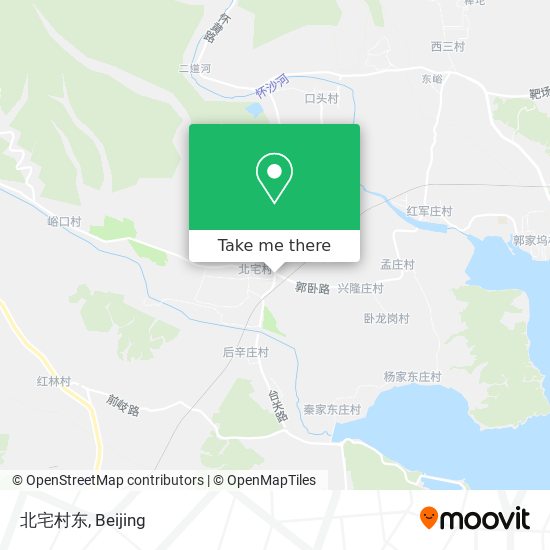 北宅村东 map