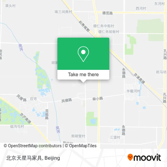 北京天星马家具 map