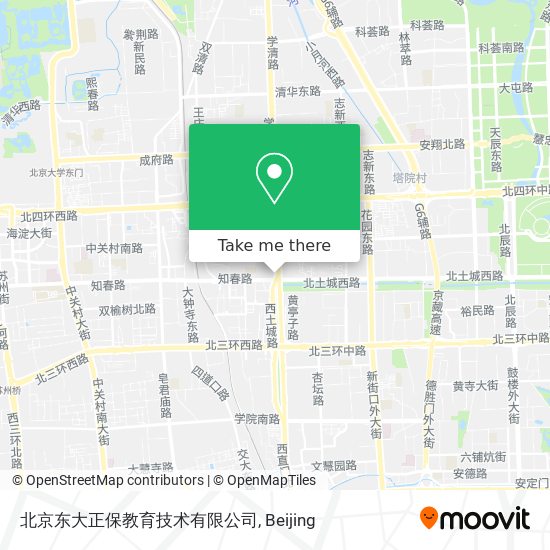 北京东大正保教育技术有限公司 map