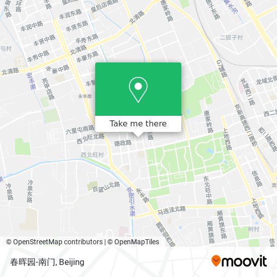 春晖园-南门 map