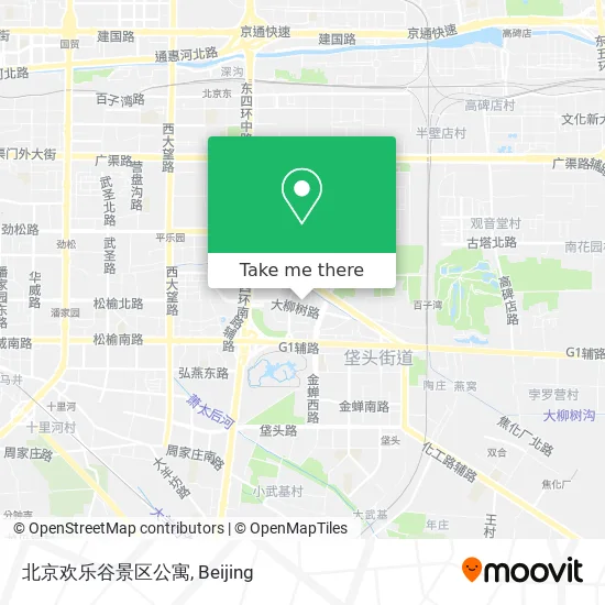 北京欢乐谷景区公寓 map