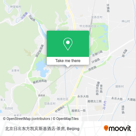 北京日出东方凯宾斯基酒店-茶房 map