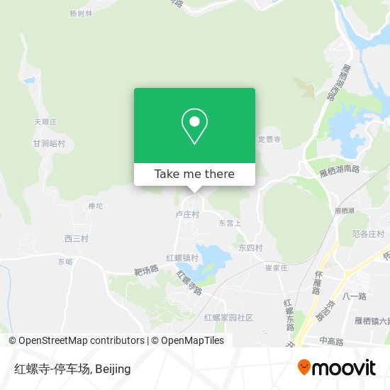 红螺寺-停车场 map