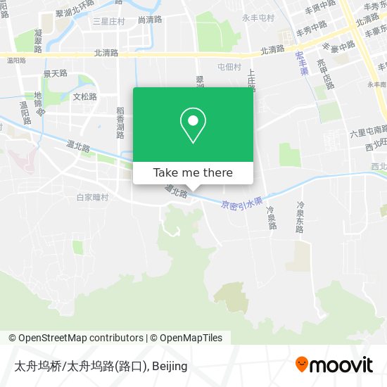 太舟坞桥/太舟坞路(路口) map