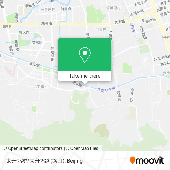 太舟坞桥/太舟坞路(路口) map