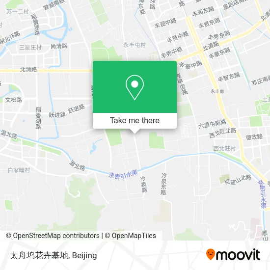 太舟坞花卉基地 map