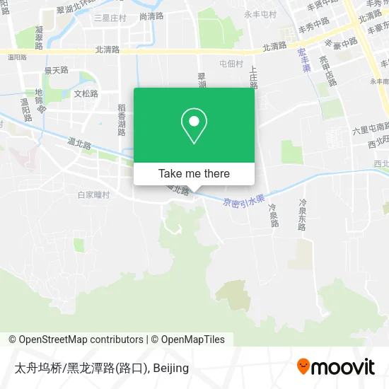 太舟坞桥/黑龙潭路(路口) map