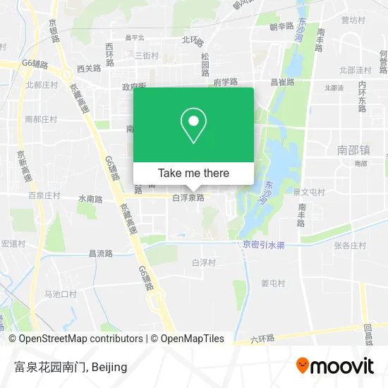 富泉花园南门 map