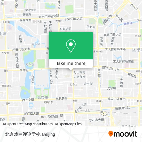 北京戏曲评论学校 map