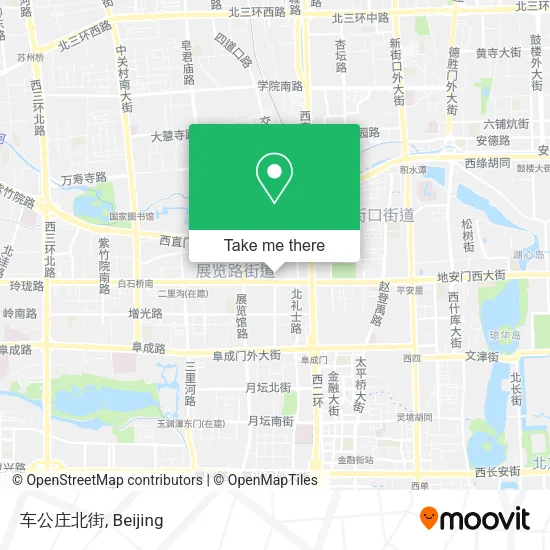 车公庄北街 map