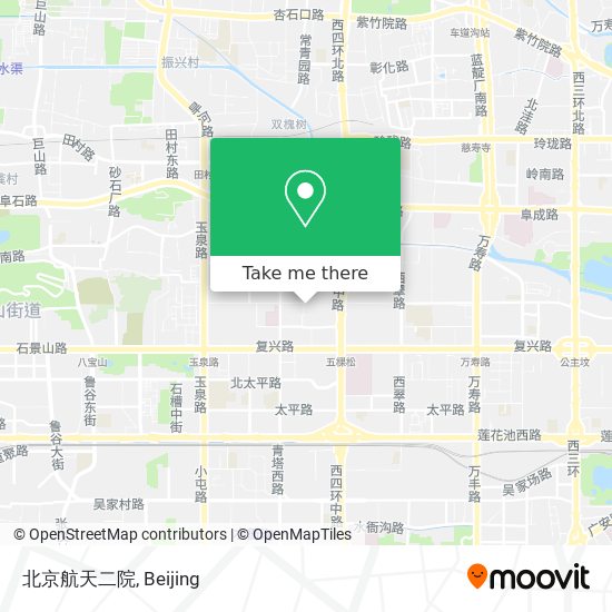 北京航天二院 map