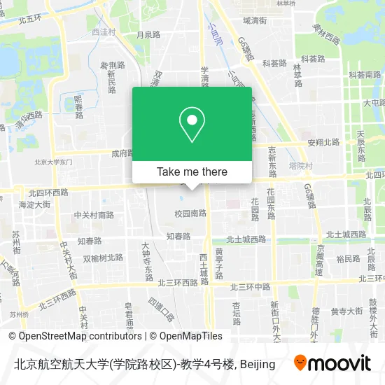 北京航空航天大学(学院路校区)-教学4号楼 map