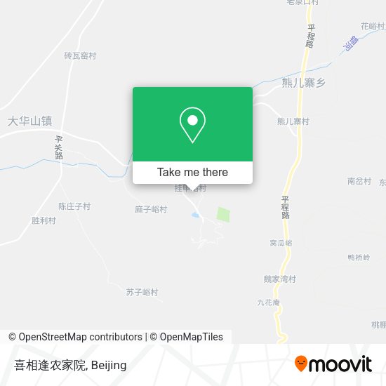 喜相逢农家院 map