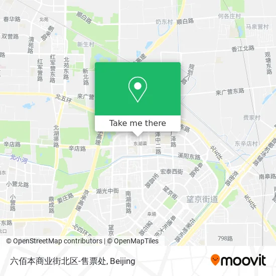 六佰本商业街北区-售票处 map
