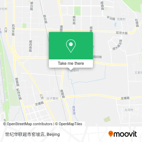世纪华联超市窑坡店 map