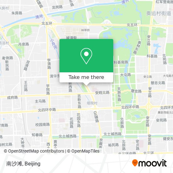 南沙滩 map