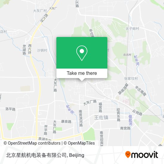 北京星航机电装备有限公司 map