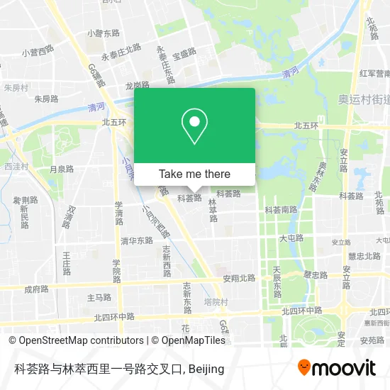 科荟路与林萃西里一号路交叉口 map