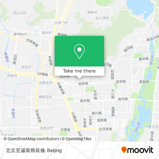 北京至诚装饰装修 map