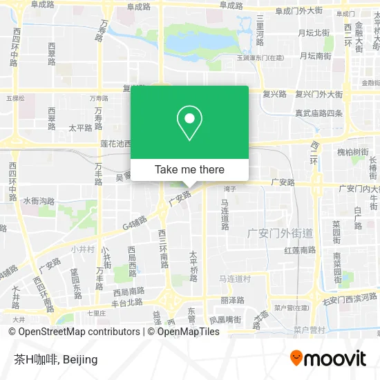 茶H咖啡 map