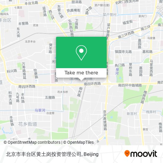 北京市丰台区黄土岗投资管理公司 map