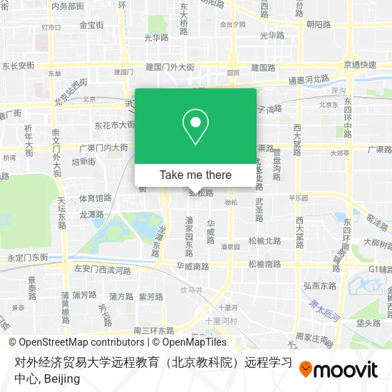 对外经济贸易大学远程教育（北京教科院）远程学习中心 map
