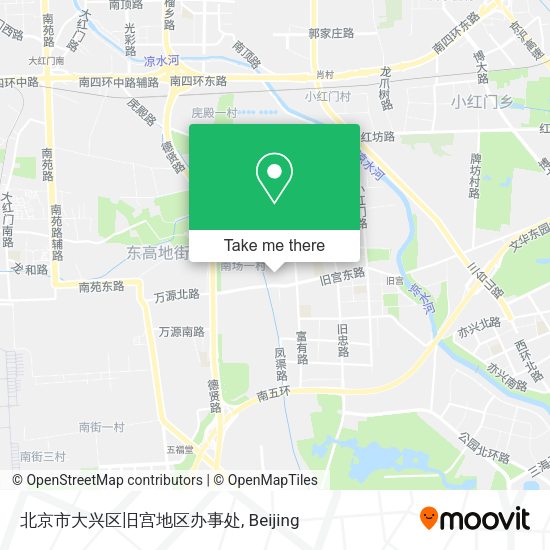北京市大兴区旧宫地区办事处 map