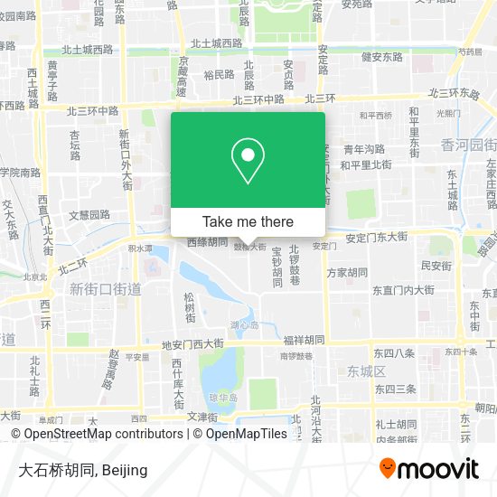 大石桥胡同 map