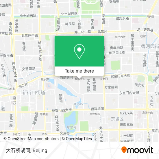 大石桥胡同 map