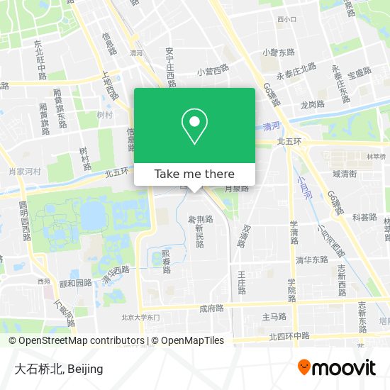 大石桥北 map