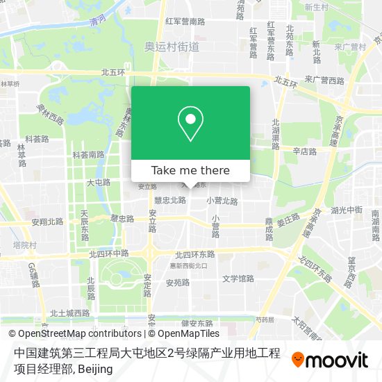 中国建筑第三工程局大屯地区2号绿隔产业用地工程项目经理部 map