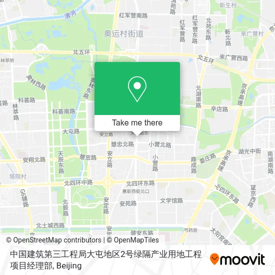 中国建筑第三工程局大屯地区2号绿隔产业用地工程项目经理部 map