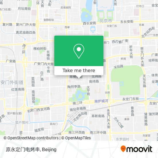 原永定门电烤串 map