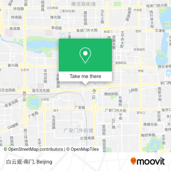 白云观-南门 map