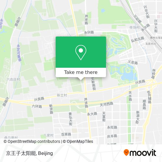 京王子太阳能 map
