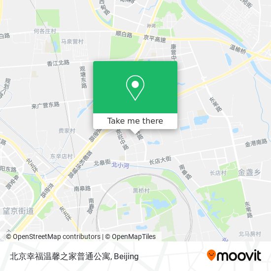 北京幸福温馨之家普通公寓 map
