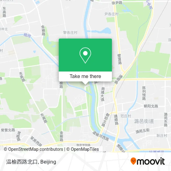 温榆西路北口 map