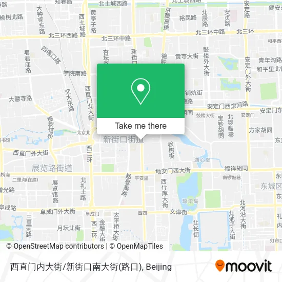 西直门内大街/新街口南大街(路口) map